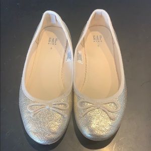 GAP Kids gold ballet slippers